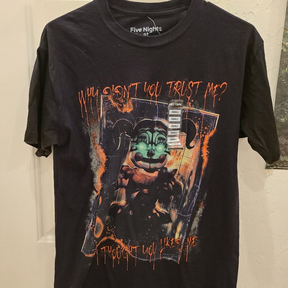 NWT FNAF Circus Baby Tee size SM